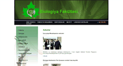 Desktop Screenshot of biology.bsu.edu.az
